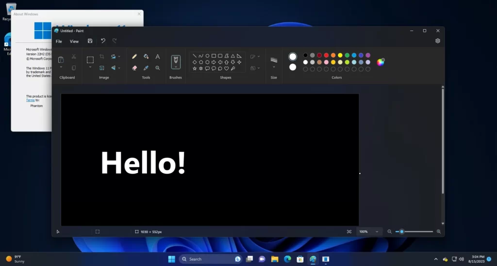 How to Use Dark Mode in Microsoft Paint